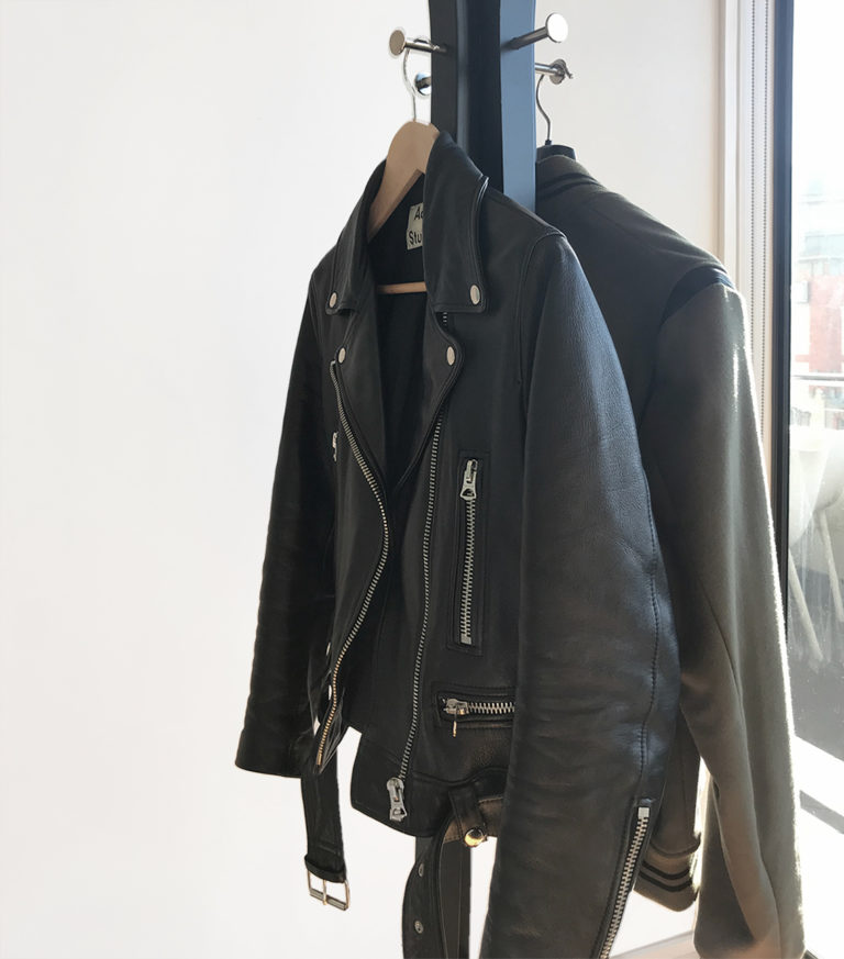 Jackets hanging up in Soap™ Design Studio Auckland