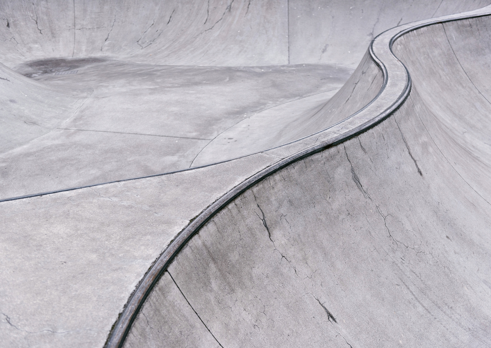 Keith and Sandy branding – dramatic view of skate park
