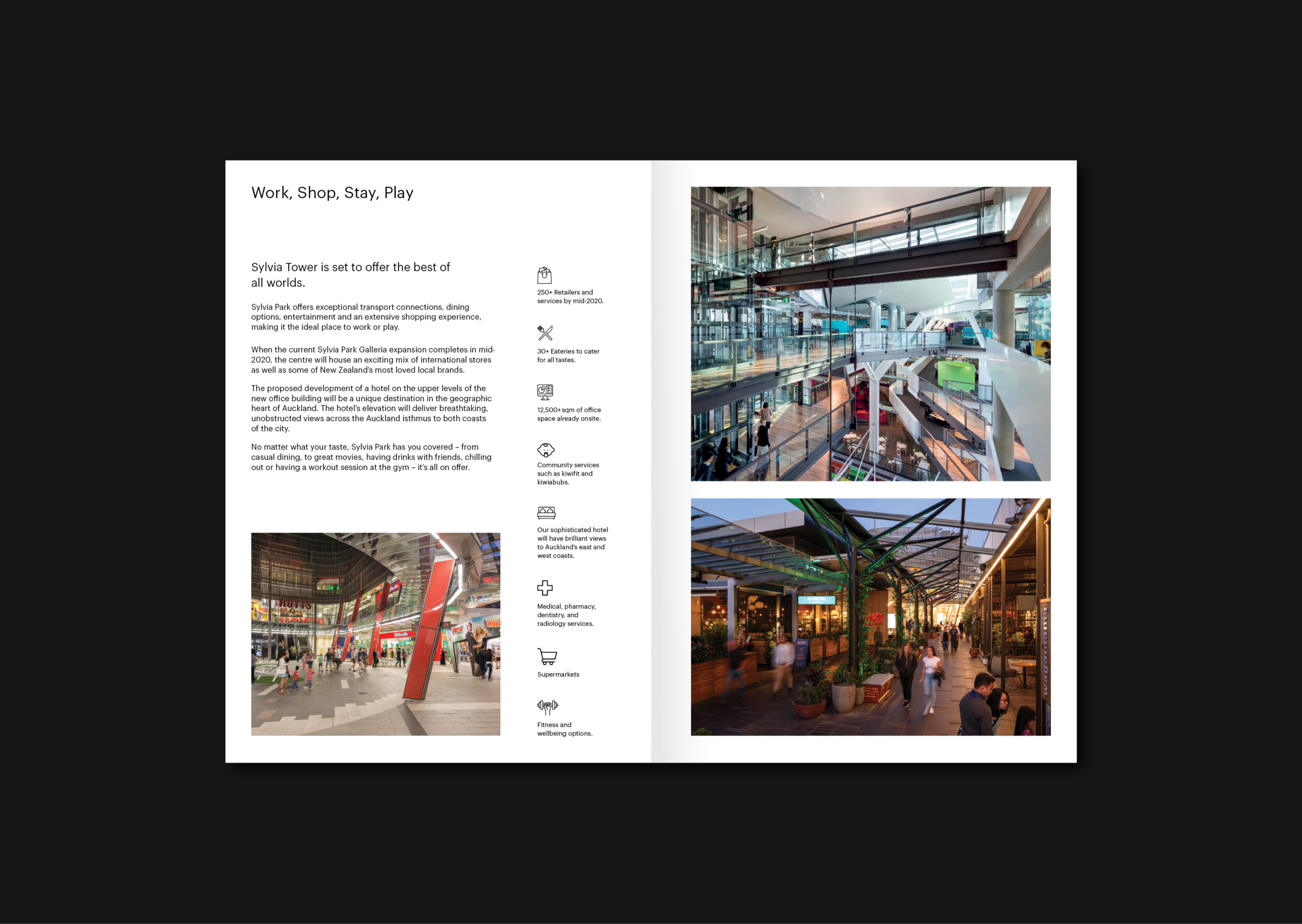 Kiwi Property – Sylvia Tower branding their new commercial development, Brochure